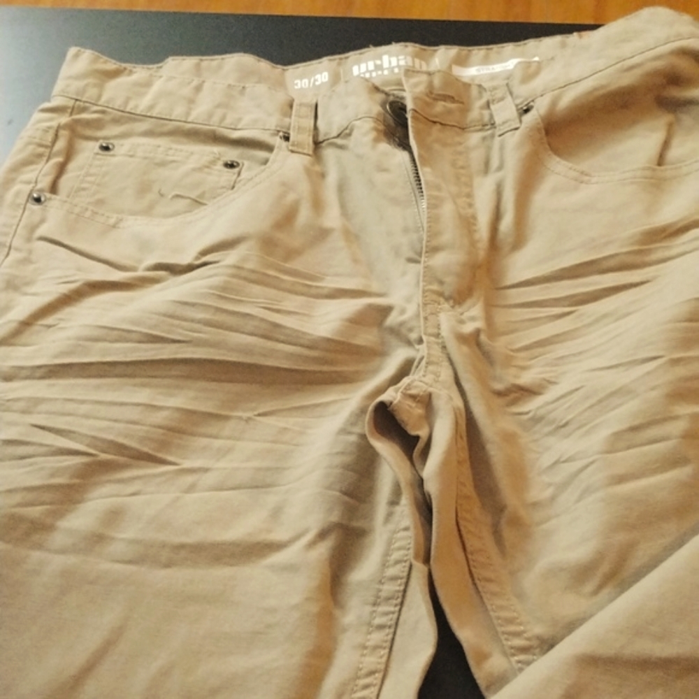 Brand new tags on Urban pipeline khakis